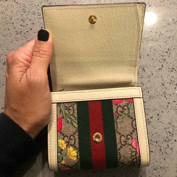 Gucci Ophidia GG Flora Card Case/Wallet rare! - Picture 10 of 15